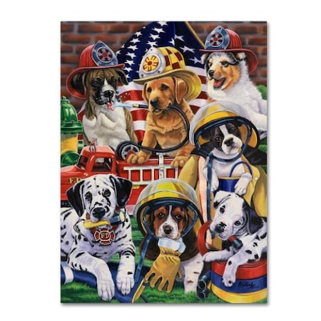 Jenny Newland 'Hero Helpers' Canvas Art,24x32